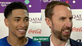 Jude Bellingham and Gareth Southgate react to England's win over Iran - ITV Sport