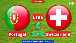 Portugal vs Switzerland Live Stream Uefa Women's Euro England 2022 Football Match En Vivo