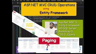 Entity-Framework CRUD Operations in ASP.NET MVC 5, MSSQL Server, Bootstrap 5, Visual Studio:  #10