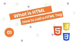 (01)Web Design Bangla Tutorial: HTML-5 Structure and How to Call an HTML Tag