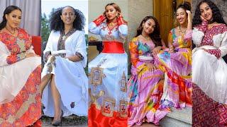 #habesha kemis #new style #new fashion #ethiopian cultural #dress new traditional #Haddiszematube