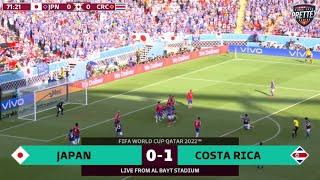 Japan vs Costa Rica 0-1 Highlights & All Goals - FIFA World Cup 2022