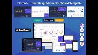 Florence - Responsive Bootstrap Admin Dashboard Template