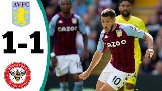 Aston Villa Vs Brentford 1-1 All Goals Highlights 2021 HD