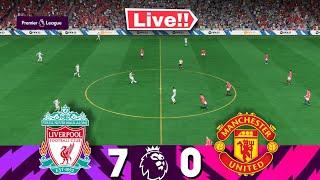 Liverpool vs Manchester United  EPL Live streaming | Premier League 22-23| Watch Along & FIFA 23