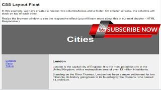 How To Make Responsive Website Design Using HTML And CSS Step By Step with CSS Layout Float