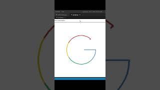 Making google logo using python | coding status | #shorts #python #pythondeveloper #programmer #code