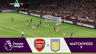 Arsenal v Aston Villa | Premier League 2021/22 Highlights Matchweek 9