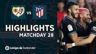 Resumen de Rayo Vallecano vs Atlético de Madrid (1-2)