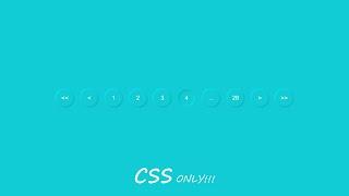 Pure CSS Neumorphism Pagination | HTML CSS Pagination Design