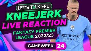 FPL KNEEJERK GAMEWEEK 24 | LIVE REACTION Q&A | Fantasy Premier League Tips 2022/23