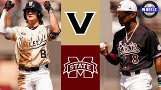 #4 Vanderbilt vs Mississippi State Highlights (Game 3) | 2023 College Baseball Highlights