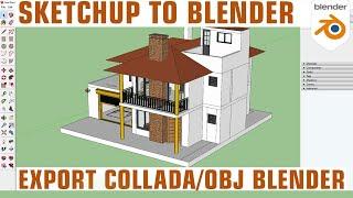 sketchup to blender sketchup to blender render sketchup importer blender 2.92 addon blender sketchup