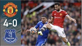 Manchester United vs Everton All Goals and Football Highlights Today Full Match