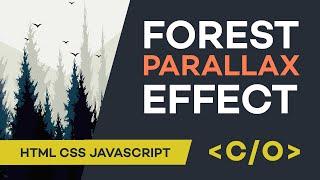 Awesome PARALLAX EFFECT ON SCROLL. Parallax animation tutorial HTML CSS JAVASCRIPT. Clean Code Only