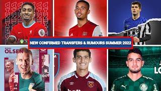 NEW CONFIRMED TRANSFERS & RUMOURS SUMMER 2022 FT RAPHINHA, JESUS, PERISIC, OLSEN, AGUERD, LOPEZ