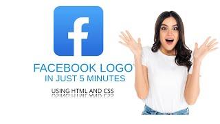 HTML & CSS|Learn How to Create Social Media Logo using  HTML and CSS in this Tutorial|Facebook logo