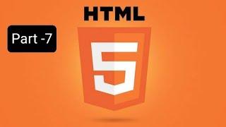 HTML5 tutorial for beginners to advance level Part-7 #coding #programming