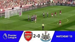 ARSENAL 2-0 NEWCASTLE UNITED | EPL Matchweek 13 | Premier League 2021/22 Highlights