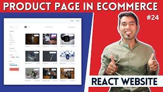 React Ecommerce Website #24:  Let's Code Our Product Page with all Filters & Sorting ????