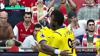 Crystals Palace vs Arsenal (0x2) | Premier League 2022 | Epl Live Stream | Pes 21 Gameplay