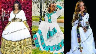 #Habesha kemis #Ethiopian cultural dress #new design #habesha fashion #traditional cloth