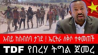 TDF የበረሃ ትግል ጀመረ ! አብይ ከስብሰባ ታገደ | የጦር ፕሌን ተከሰከሰ | ኤርትራ ሀዘን | tigrai dimtsi weyane - ethiopian news