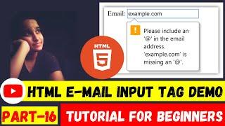 HTML Email Input tag Demo | HTML Tutorials for Beginners | Tamil | Sharmilan educates