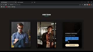 TEAM SECTION IN HTML AND CSS NO JAVASCRIPT OR JQUERY  |LEARN CSS AND HTML
