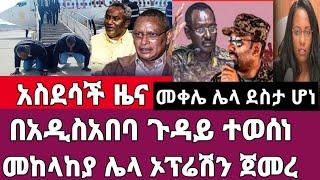 ሰበር ዜና-በአዲስአበባ ጉዳይ ተወሰነ|መከላከያ ሌላ ኦፕሬሽን ጀመረ Ethiopia Abel birhanu