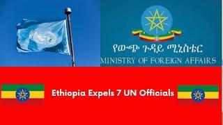 The Ethiopian government expels 7 UN Officials