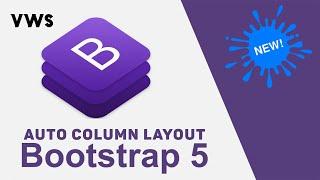 What is Auto Column Layout in Bootstrap 5 - Step-by-Step Guide | Bootstrap Tutorials