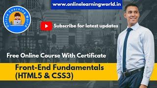 Front-End Fundamentals (HTML5 & CSS3) | Learn all the basics of HTML5 & CSS3