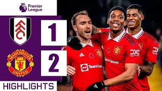 Fulham vs Manchester United 1-2 Highlights | Premier League 22/23