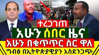 ሰበር - አሁን የደረሰን አስደሳች አመሻሹ በአላማጠ በቁጥጥር ስር ዋለ ቀሪዎቹ ተደመሰሱ | ግብፅ በኢትዮጵያዊያ አስደንጋጭ ፈፀመች | Abel Birhanu