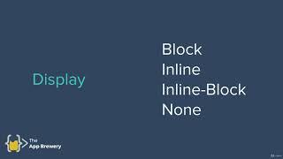 CSS Display Property | 100 Days of Code: The Complete Python Pro Bootcamp for 2022