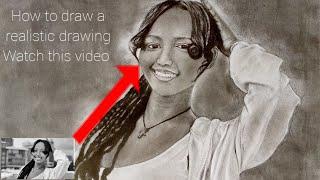 Drawing of Habesha girl | Art by Teddy