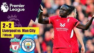 Liverpool vs Manchester City 2-2 | Highlights - Premier League 2021-2022