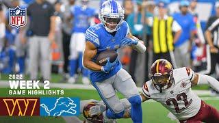 Washington Commanders vs. Detroit Lions | Week 2 Game Highlights