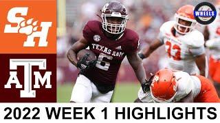 #6 Texas A&M vs Sam Houston Highlights | College Football Week 1 | 2022 College Football Highlights