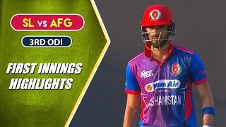 3rd ODI | First Innings Highlights | Afghanistan Tour Of Sri Lanka | 30th November 2022