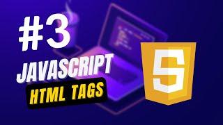 3. Add Html Tags in JavaScript Tutorial in Hindi #codewithharry #webdevelopment #harrybhai