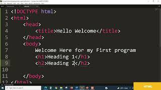 Heading Tags - How to write Heading Tags in HTML - H1 to H6 Tags Explained in HTML - Harisystems