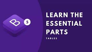 Bootstrap 5 for beginners - Bootstrap tables - Learn the essential Bootstrap compoents & Layout 2023