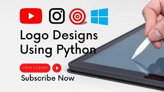 Logo Designing using Turtle | Turtle Python graphics using Python turtle in pycharm | vipin coding