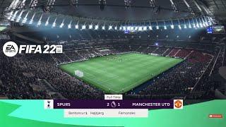 Tottenham 2-1 Manchester United | Premier League - premier league highlights | gameplay FIFA 22 PS4