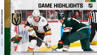 Golden Knights @ Wild 4/3 | NHL Highlights 2023