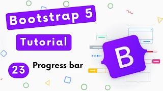 Bootstrap Progress bar latest version by html css