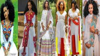 #habesha kemis #Ethiopian calcural Derss #newstayl #new fashion #new desing #traditional clothes