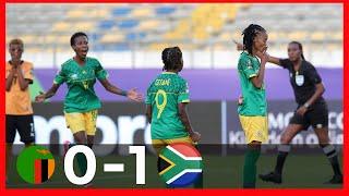 ZAMBIA 0-1 SOUTH AFRICA | GOALS AND HIGHLIGHTS | 2022 WOMEN'S AFCON